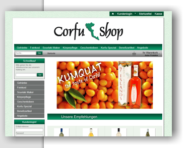 Corfu-Shop NEU