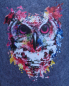 Preview: Filztasche Uhu (Farbe: grau)