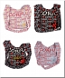 Preview: Schultertasche Corfu (Weiß / Rot / Gelb)