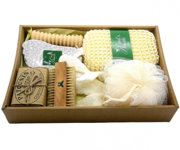 Geschenkset Croll & Denecke Spaset mit Patounis Olivenölseife