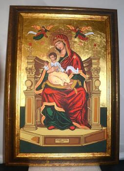 Ikone - Thronende Gottesmutter von Korfu