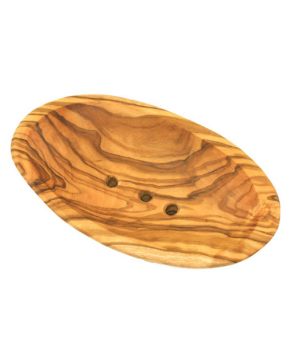 Seifenschale aus Olivenholz