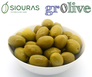 Grüne Chalkidiki Oliven mit Kern - 1Kg