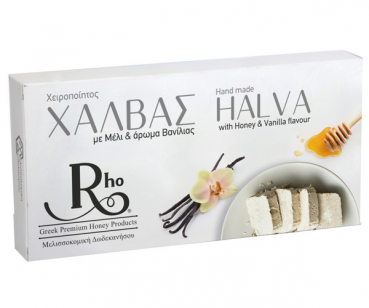 Halvas mit Honig und Vanillearoma