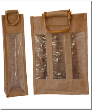 Geschenktasche - Jute (1 Flasche)
