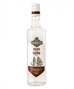 Loukatos Ouzo Coffee - Ouzo mit Kaffeearoma - 700ml - 38% vol.