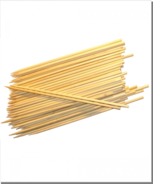 Holzspieße aus Bambus 500 Stück - 4mm