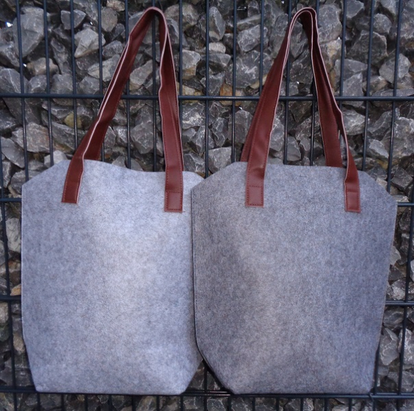 Filztasche Waschbär (Farbe: grau)