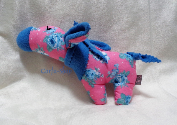 Handgenähter Esel "Pink"