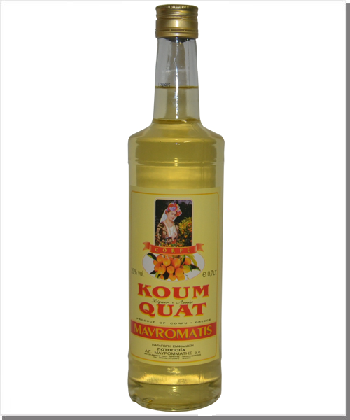 Kumquat Likör Mavromatis (Weiß) - 700ml - 20% vol.