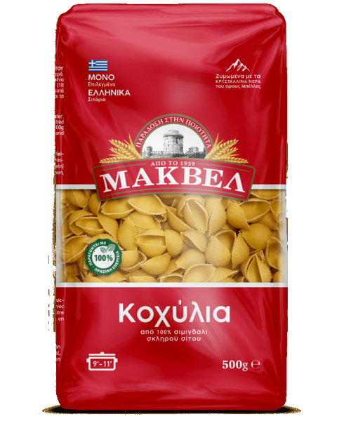 Koxilaki - Conchigle - Teigwaren - Muschelnudeln