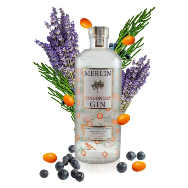Gin Merlin Kräuter und Kumquat Extract - 500ml - 43% vol.