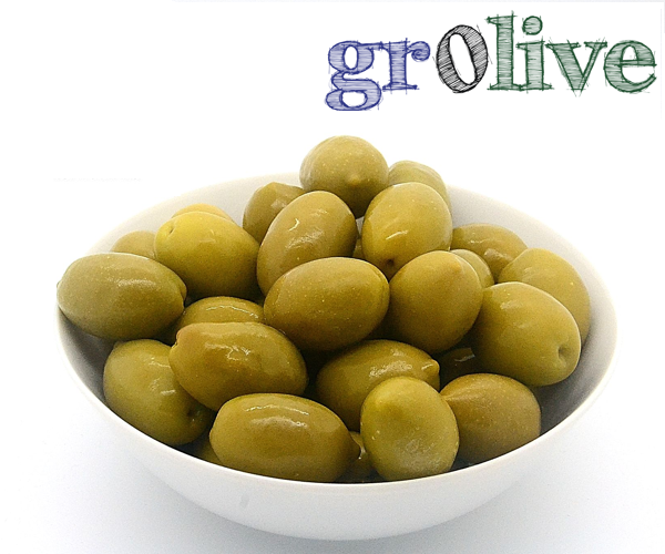 Grüne Oliven mit Kern - Jumbo - 1Kg