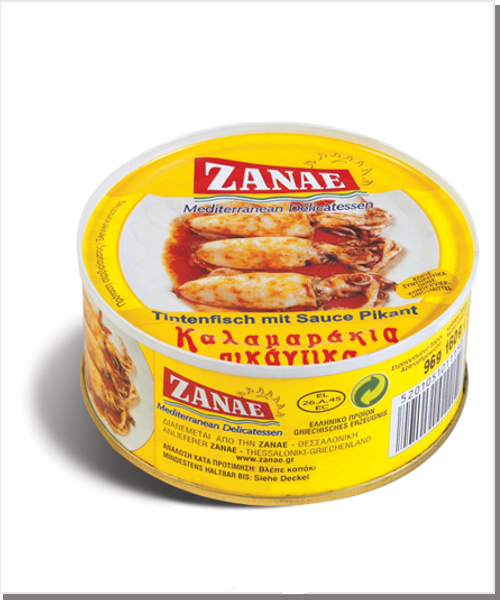 Calamares - Kalamarakia in pikanter Soße