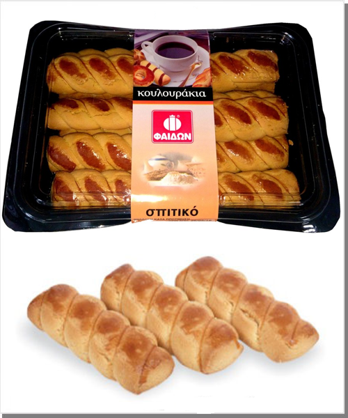 Koulourakia Kekse - griechisches Traditionsgebäck nach Hausart mit Orangenaroma