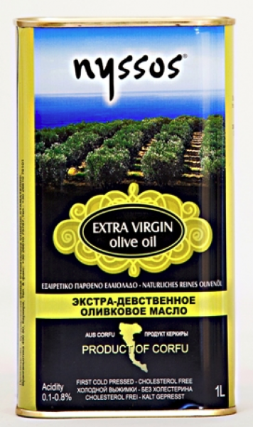 Nyssos Natives Olivenöl Extra - 5 Liter