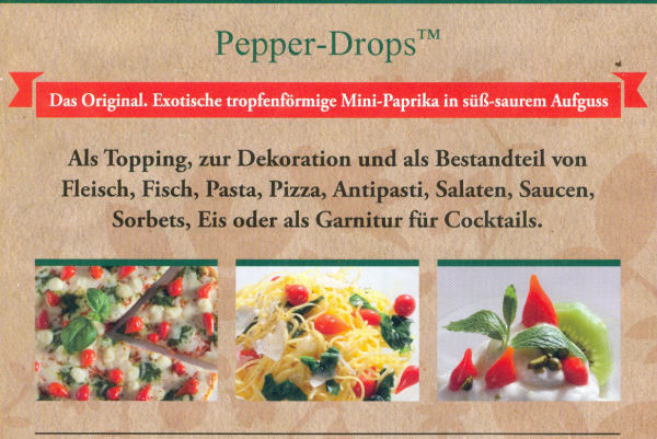 Pepper Drops TM / Sweet Drops / Mini Paprika - 1,2kg