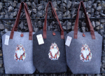 Filztasche Katze (Farbe: grau)