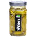 Eingelegte Grüne Pfefferschoten - Pepperoni / Mittelscharf