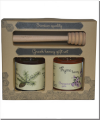 Honig Geschenkset - Thymian - Pinie - Honigheber